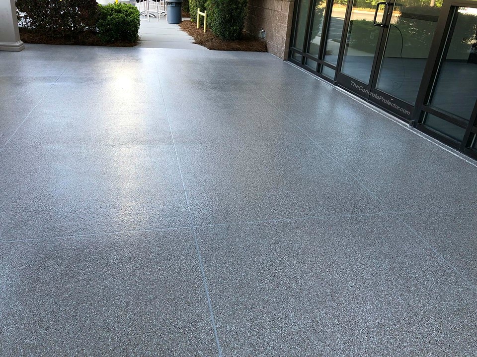 shiny-concrete-floor-outside-building